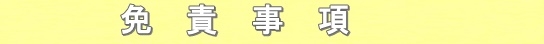 免責事項